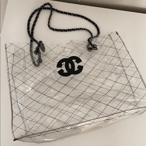 Clear fashion bag